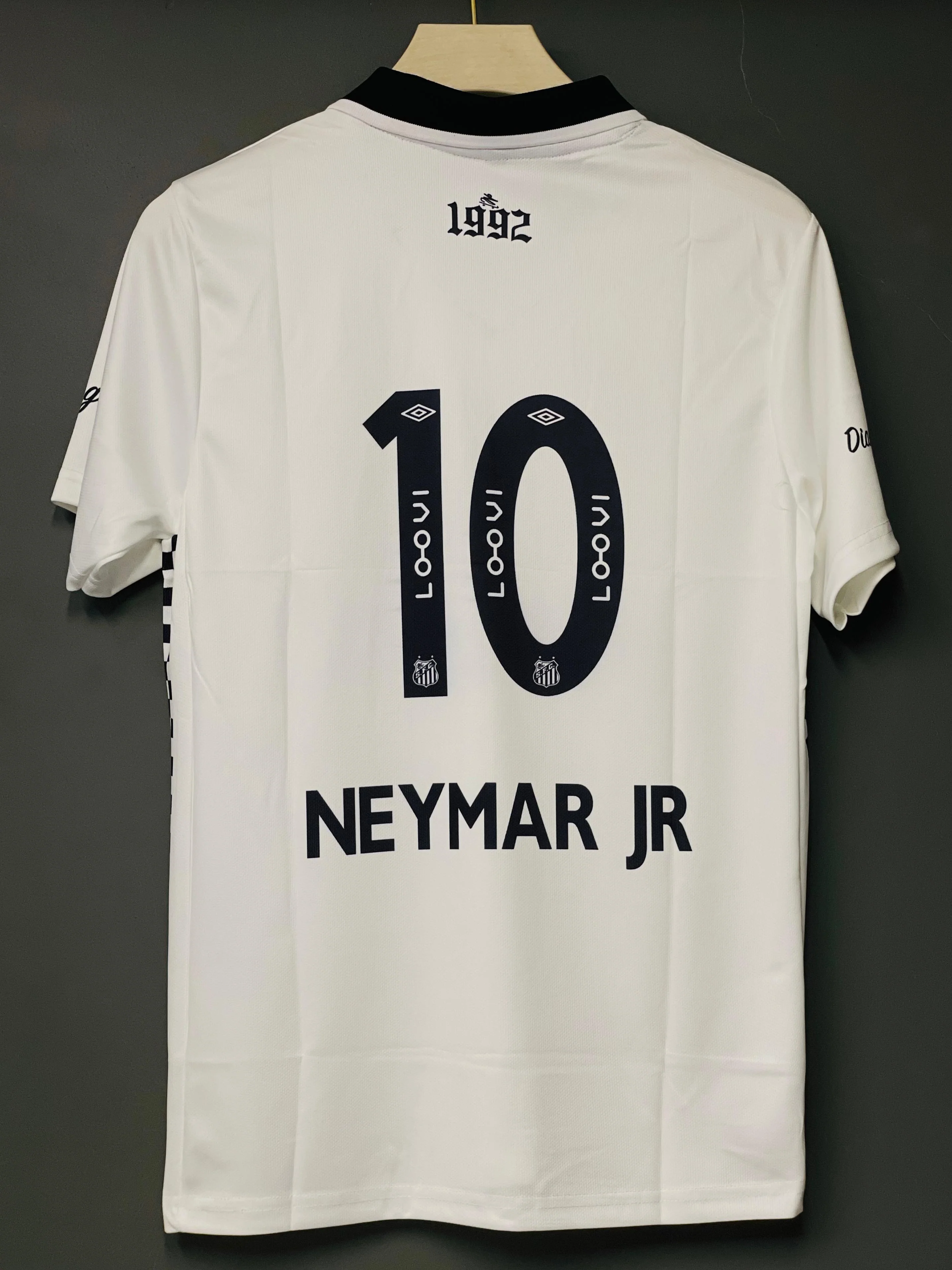 NEYMAR SANTOS WHITE CHARLIE EDITION POLO EMBROIDERY - Image 3
